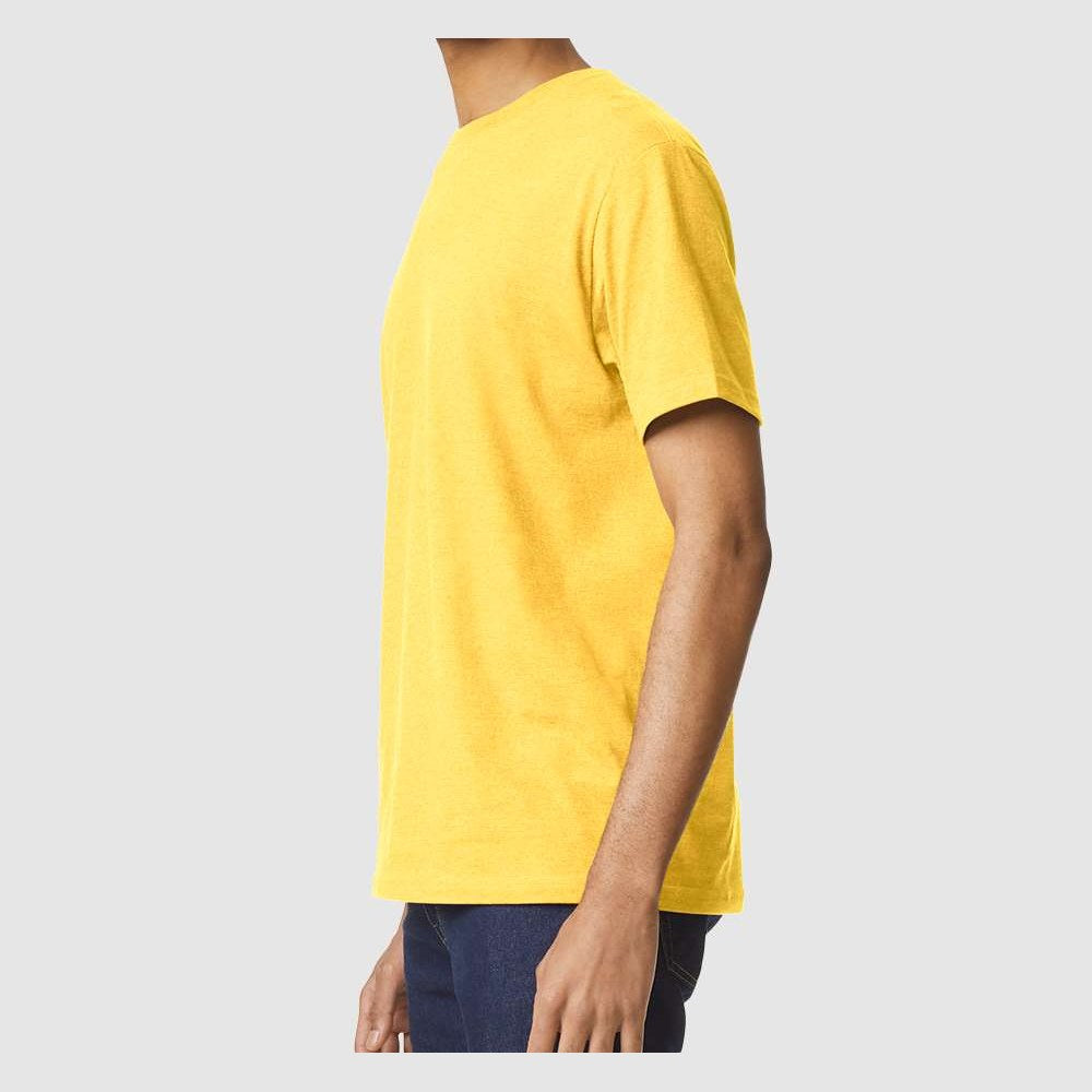 Gildan Unisex Softstyle® CVC T-Shirt - Daisy Mist - On Model Side