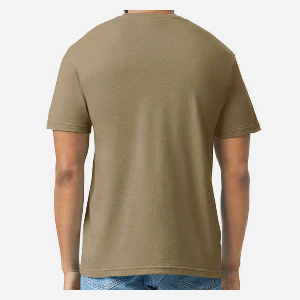 Gildan Unisex Softstyle® CVC T-Shirt - Dune Mist - On Model Back