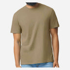 Gildan Unisex Softstyle® CVC T-Shirt - Dune Mist - On Model Front