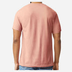 Gildan Unisex Softstyle® CVC T-Shirt - Dusty Rose - On Model Back