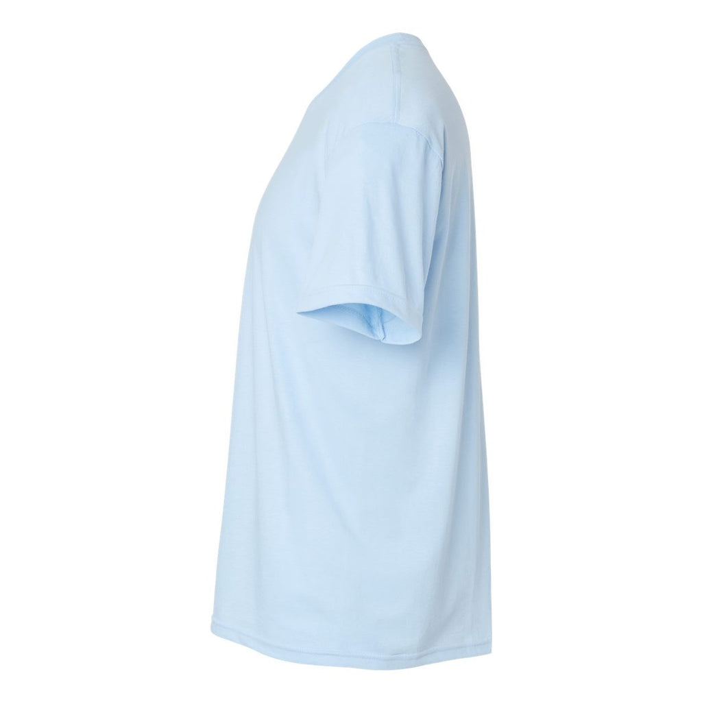 Gildan Unisex Softstyle® CVC T-Shirt - Light Blue Mist - Direct Side