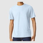 Gildan Unisex Softstyle® CVC T-Shirt - Light Blue Mist - On Model Front