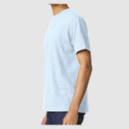 Gildan Unisex Softstyle® CVC T-Shirt - Light Blue Mist - On Model Side