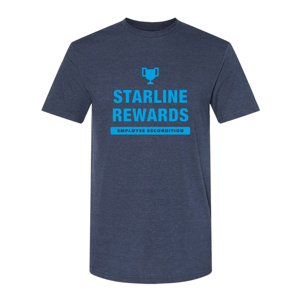 Gildan Unisex Softstyle® CVC T-Shirt - Navy Mist - Front
