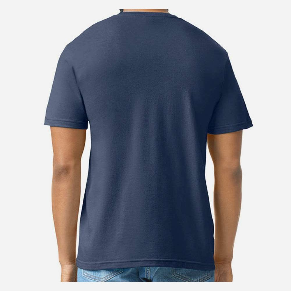 Gildan Unisex Softstyle® CVC T-Shirt - Navy Mist - On Model Back
