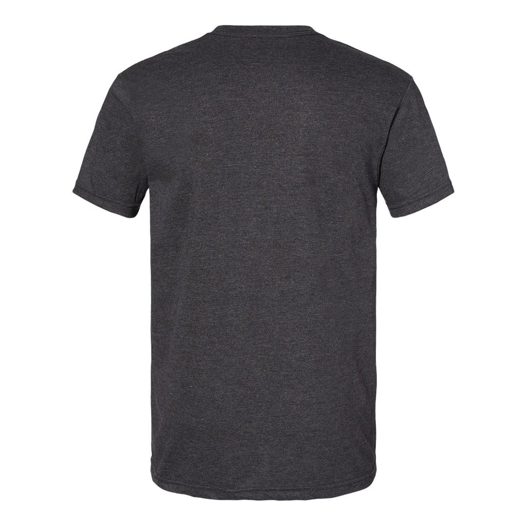 Gildan Unisex Softstyle® CVC T-Shirt - Pitch Black Mist - Back