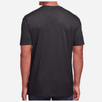 Gildan Unisex Softstyle® CVC T-Shirt - Pitch Black Mist - On Model Back