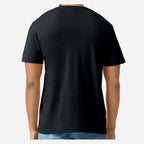 Gildan Unisex Softstyle® CVC T-Shirt - Pitch Black - On Model Back