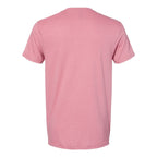 Gildan Unisex Softstyle® CVC T-Shirt - Plumrose - Back