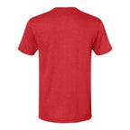 Gildan Unisex Softstyle® CVC T-Shirt - Red Mist - Back