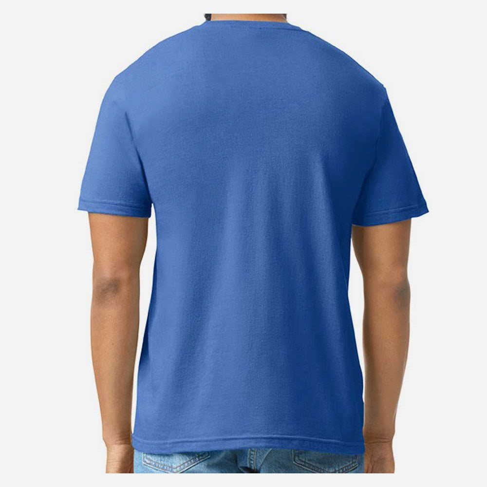 Gildan Unisex Softstyle® CVC T-Shirt - Royal Mist - On Model Back