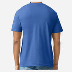 Gildan Unisex Softstyle® CVC T-Shirt - Royal Mist - On Model Back