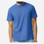 Gildan Unisex Softstyle® CVC T-Shirt - Royal Mist - On Model Front