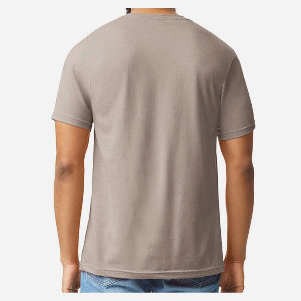 Gildan Unisex Softstyle® CVC T-Shirt - Slate - On Model Back