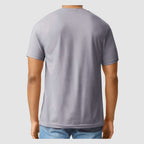 Gildan Unisex Softstyle® CVC T-Shirt - Sport Grey - On Model Back