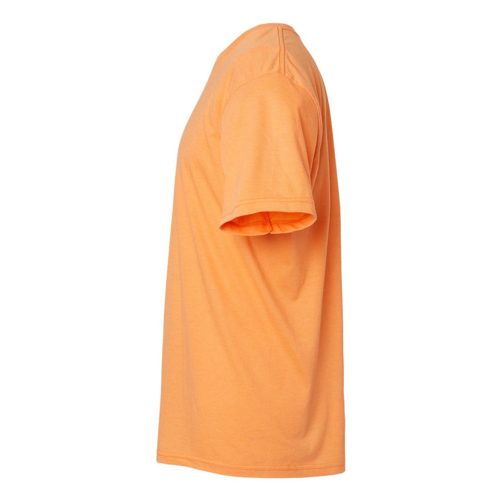 Gildan Unisex Softstyle® CVC T-Shirt - Tangerine Mist - Direct Side