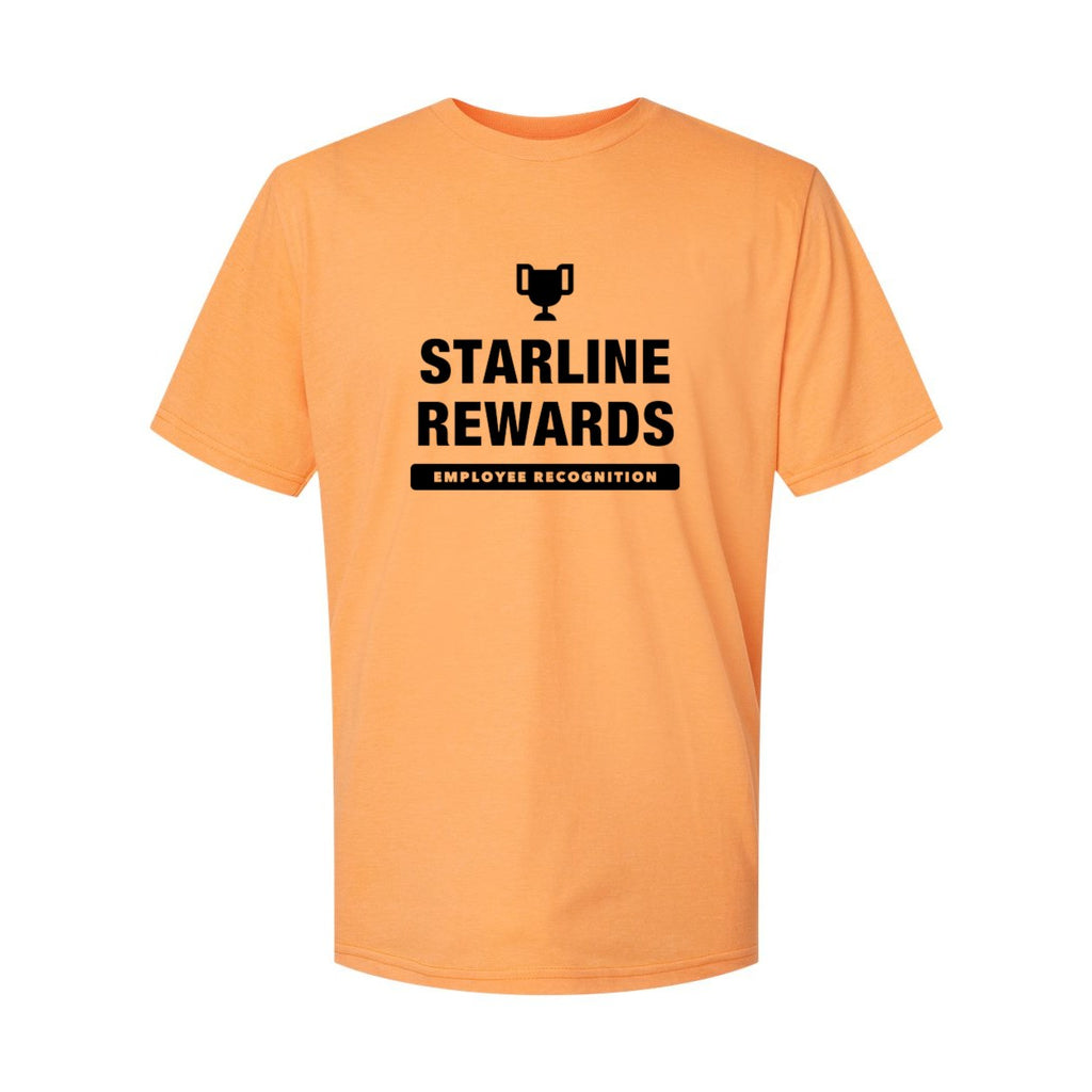 Gildan Unisex Softstyle® CVC T-Shirt - Tangerine Mist - Front