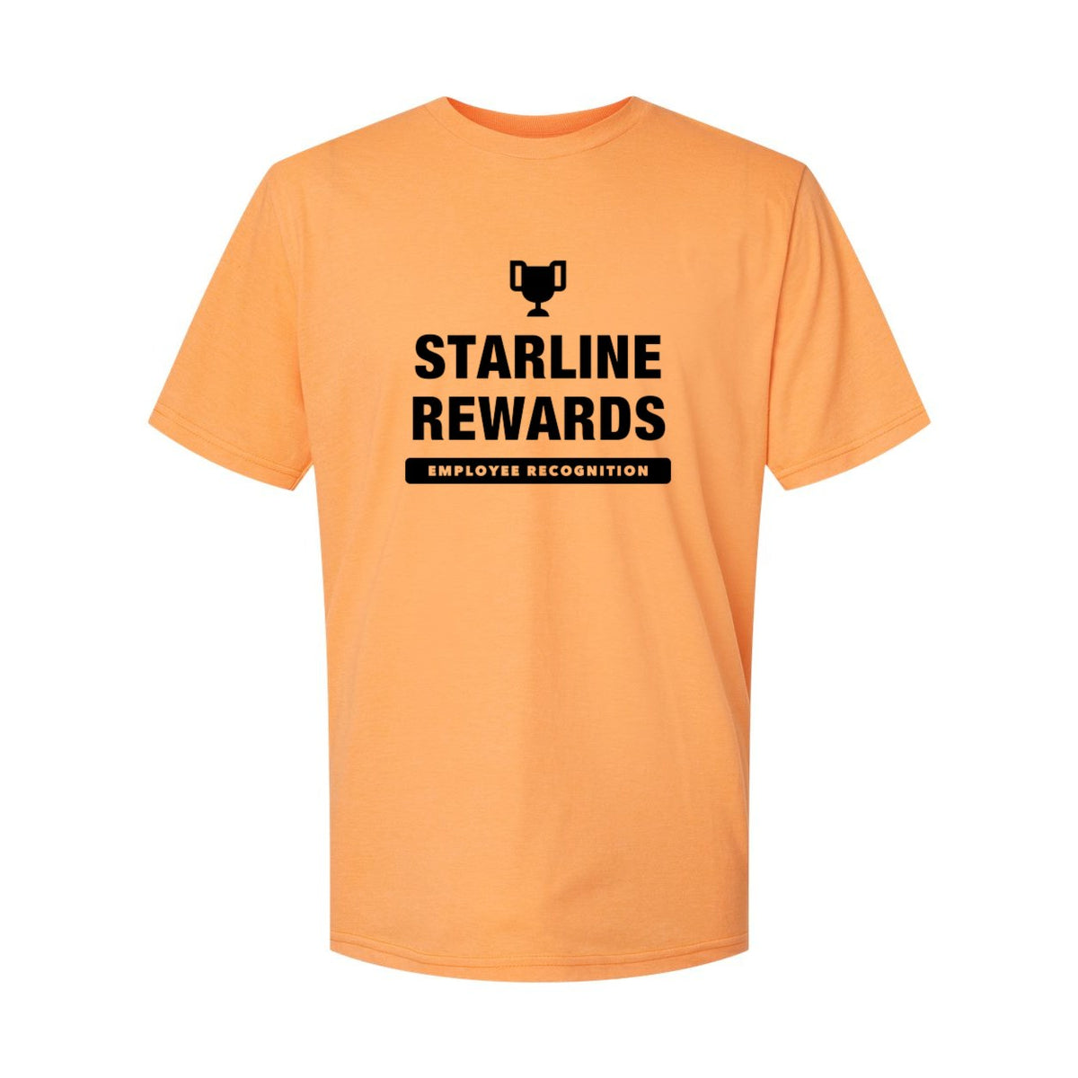 Gildan Unisex Softstyle® CVC T-Shirt - Tangerine Mist - Front