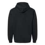 Gildan Unisex Softstyle® Midweight Full-Zip Hooded Sweatshirt Embroidery - Black - Back