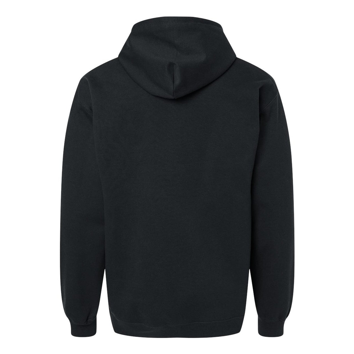 Gildan Unisex Softstyle® Midweight Full-Zip Hooded Sweatshirt Embroidery - Black - Back