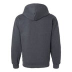 Gildan Unisex Softstyle® Midweight Full-Zip Hooded Sweatshirt Embroidery - Dark Heather - Back