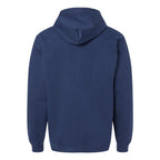 Gildan Unisex Softstyle® Midweight Full-Zip Hooded Sweatshirt Embroidery - Navy - Back