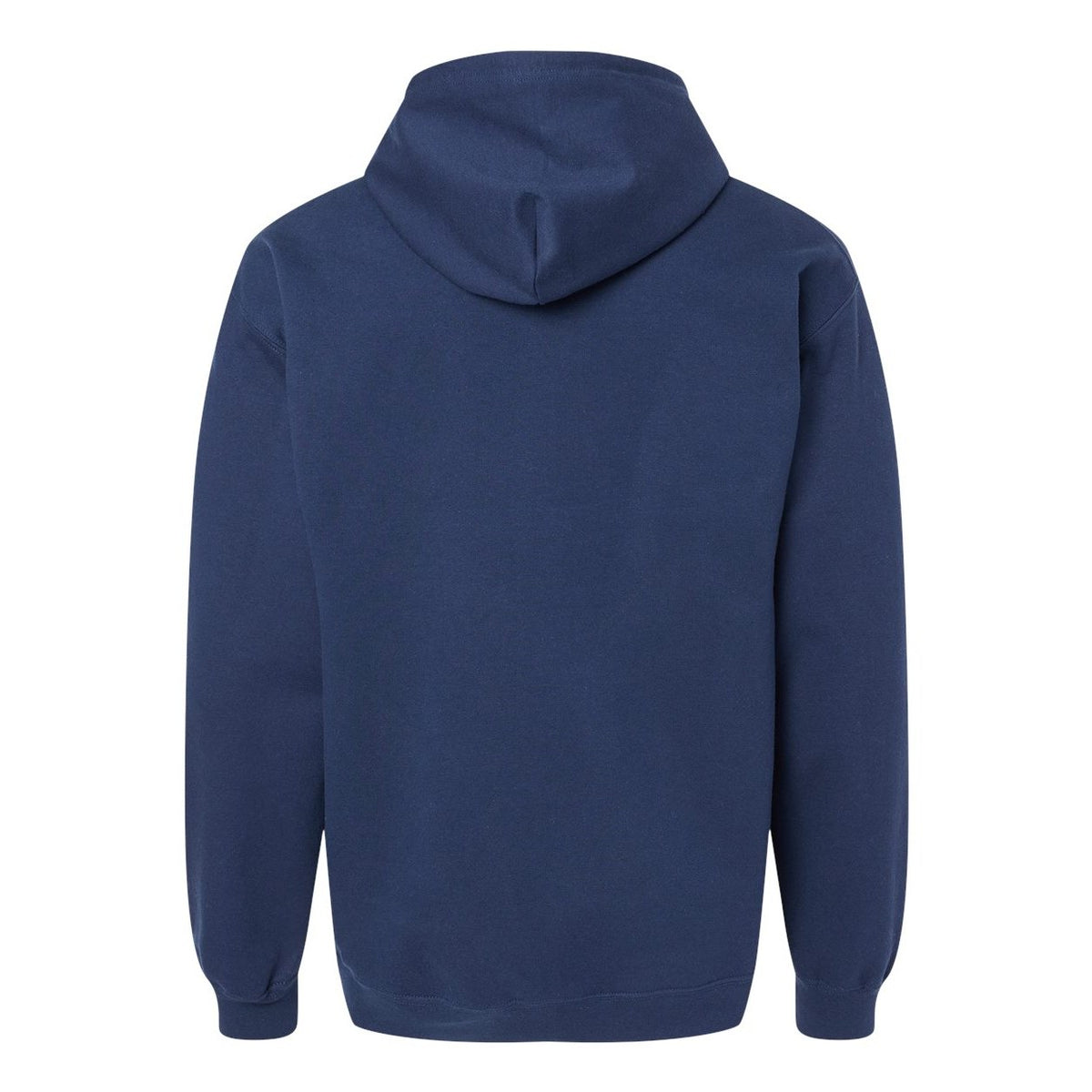 Gildan Unisex Softstyle® Midweight Full-Zip Hooded Sweatshirt Embroidery - Navy - Back