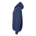 Gildan Unisex Softstyle® Midweight Full-Zip Hooded Sweatshirt Embroidery - Navy - Direct Side