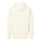 Gildan Unisex Softstyle® Midweight Full-Zip Hooded Sweatshirt Embroidery - Off White - Back