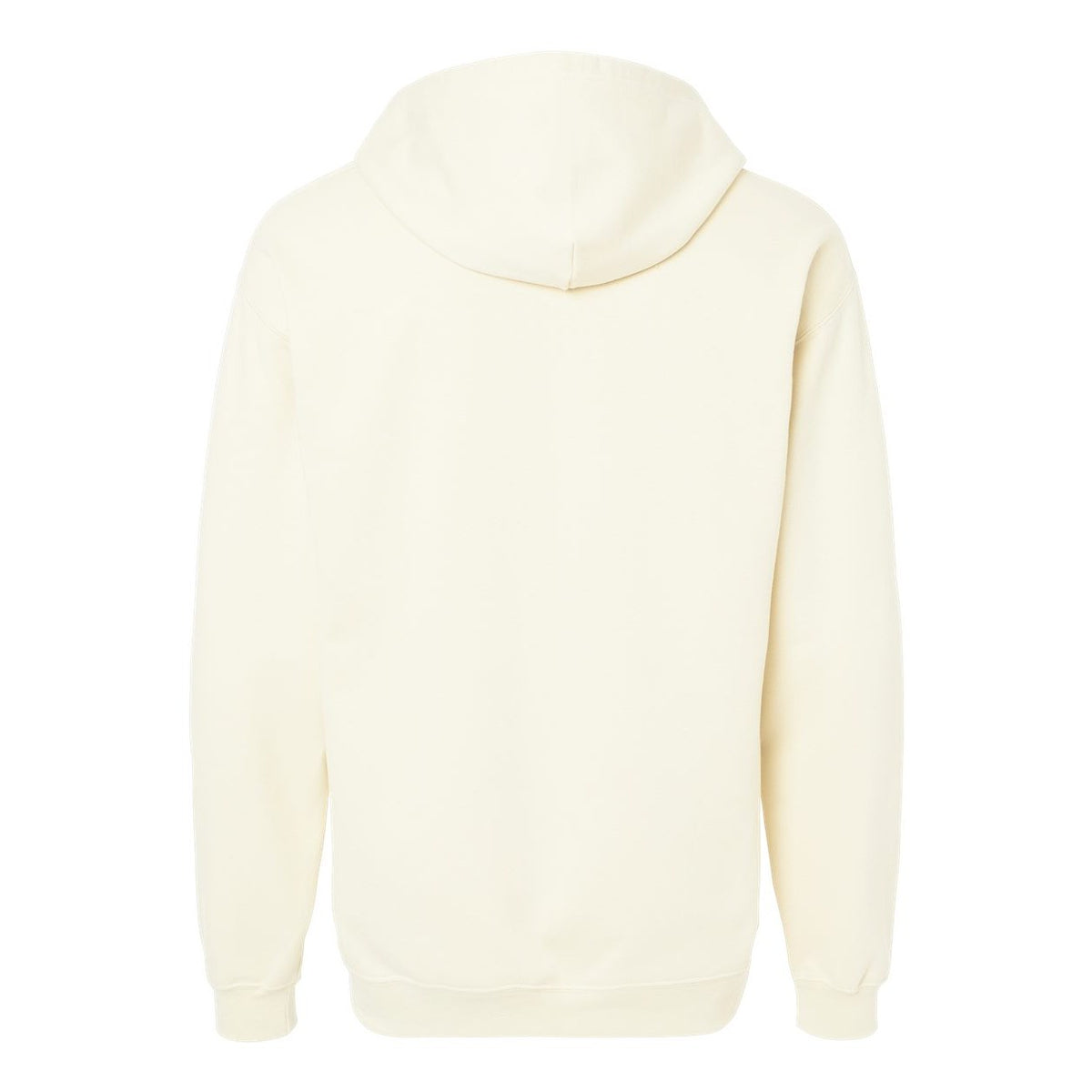 Gildan Unisex Softstyle® Midweight Full-Zip Hooded Sweatshirt Embroidery - Off White - Back