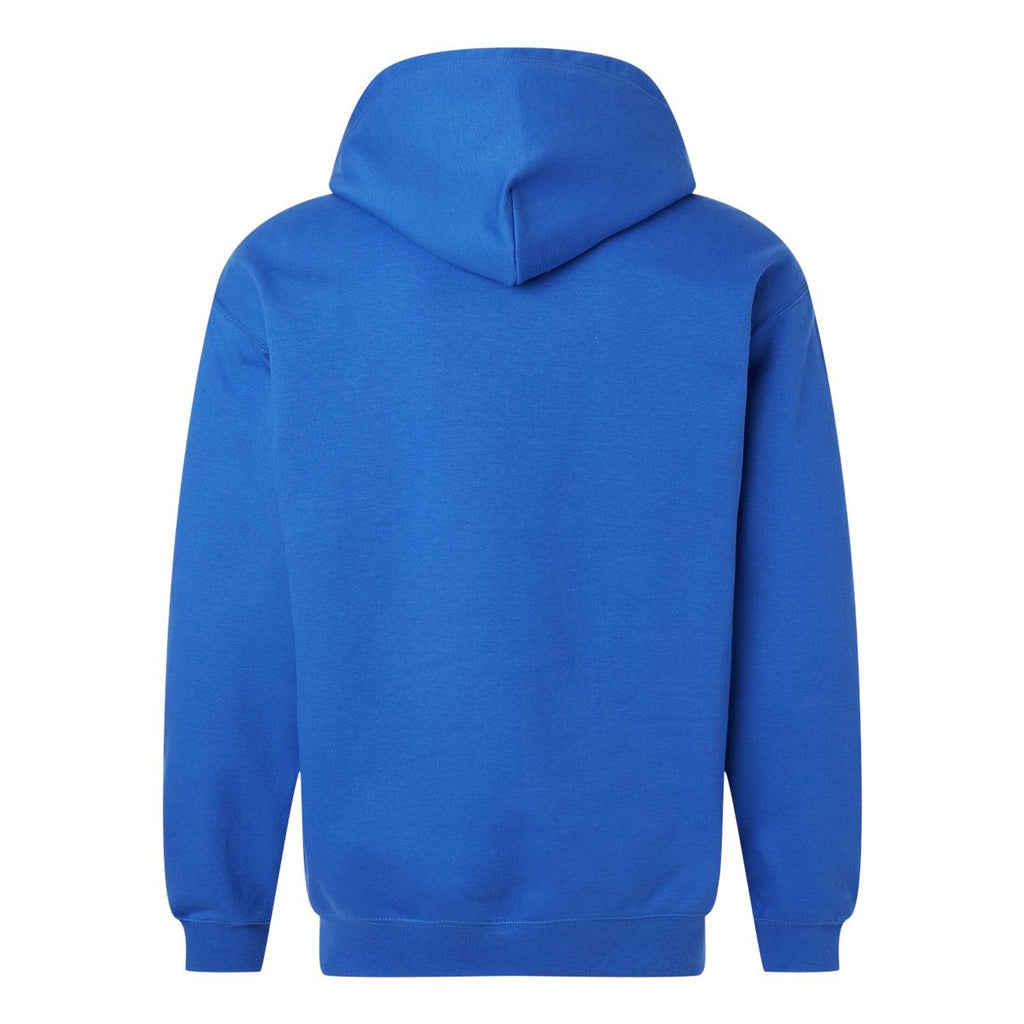 Gildan Unisex Softstyle® Midweight Full-Zip Hooded Sweatshirt Embroidery - Royal - Back