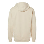 Gildan Unisex Softstyle® Midweight Full-Zip Hooded Sweatshirt Embroidery - Sand - Back
