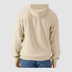 Gildan Unisex Softstyle® Midweight Full-Zip Hooded Sweatshirt Embroidery - Sand - On Model Back