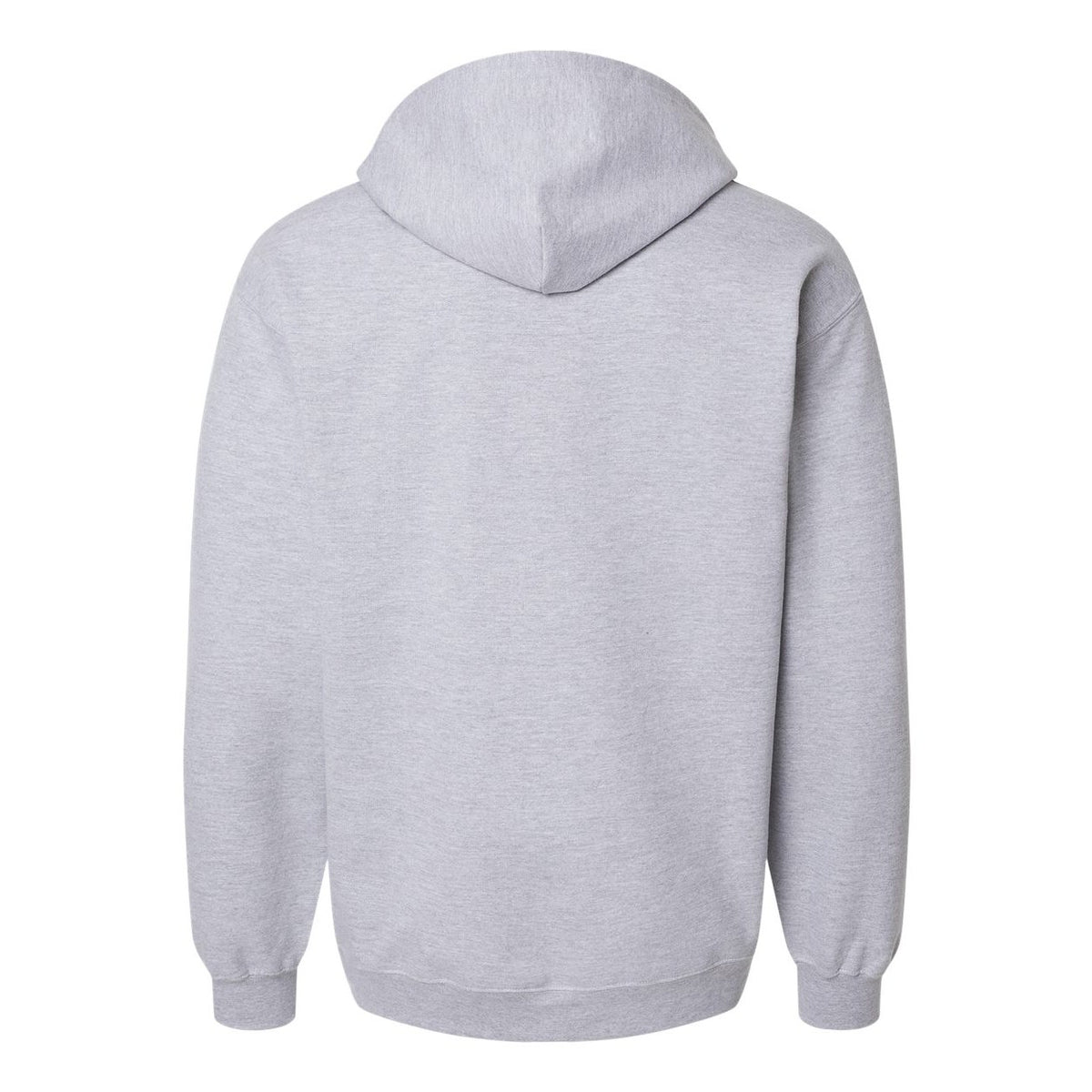 Gildan Unisex Softstyle® Midweight Full-Zip Hooded Sweatshirt Embroidery - Sport Grey - Back