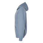 Gildan Unisex Softstyle® Midweight Full-Zip Hooded Sweatshirt Embroidery - Stone Blue - Direct Side