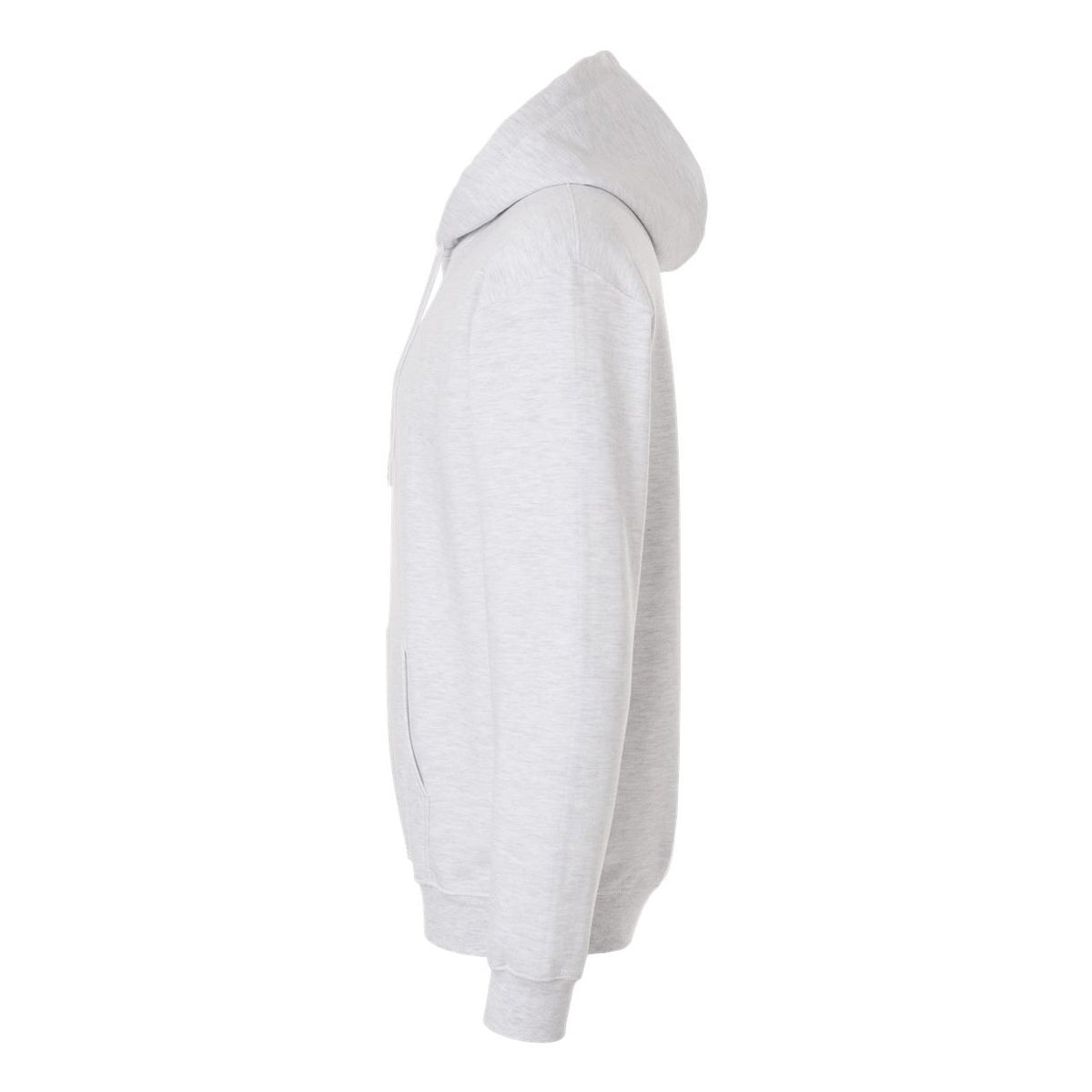 Gildan Unisex Softstyle® Midweight Hooded Sweatshirt Embroidery - Ash - Direct Side