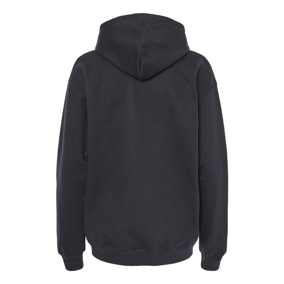 Gildan Unisex Softstyle® Midweight Hooded Sweatshirt Embroidery - Black - Back