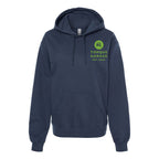 Gildan Unisex Softstyle® Midweight Hooded Sweatshirt Embroidery - Blue Dusk - Front