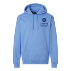 Gildan Unisex Softstyle® Midweight Hooded Sweatshirt Embroidery - Carolina Blue - Front