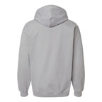 Gildan Unisex Softstyle® Midweight Hooded Sweatshirt Embroidery - Cement - Back