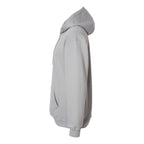 Gildan Unisex Softstyle® Midweight Hooded Sweatshirt Embroidery - Cement - Direct Side