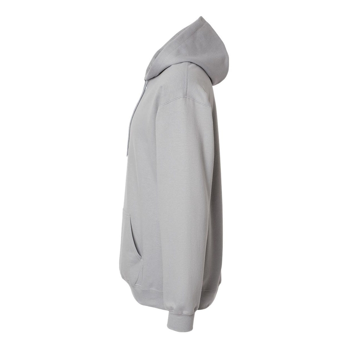 Gildan Unisex Softstyle® Midweight Hooded Sweatshirt Embroidery - Cement - Direct Side