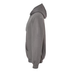 Gildan Unisex Softstyle® Midweight Hooded Sweatshirt Embroidery - Charcoal - Direct Side