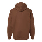 Gildan Unisex Softstyle® Midweight Hooded Sweatshirt Embroidery - Cocoa - Back