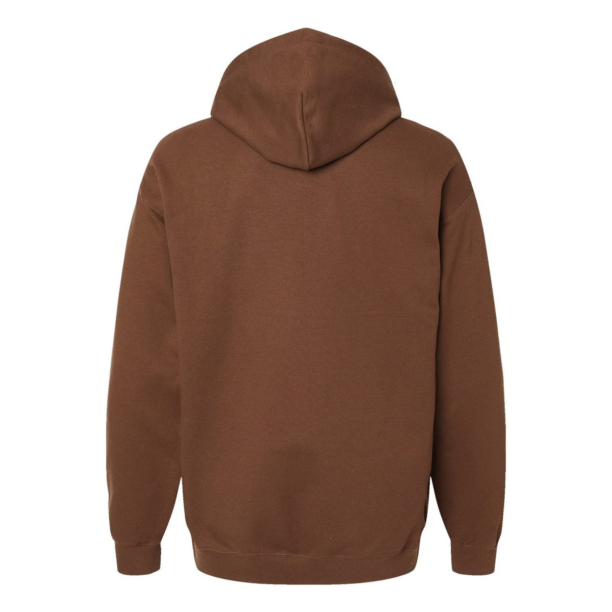 Gildan Unisex Softstyle® Midweight Hooded Sweatshirt Embroidery - Cocoa - Back