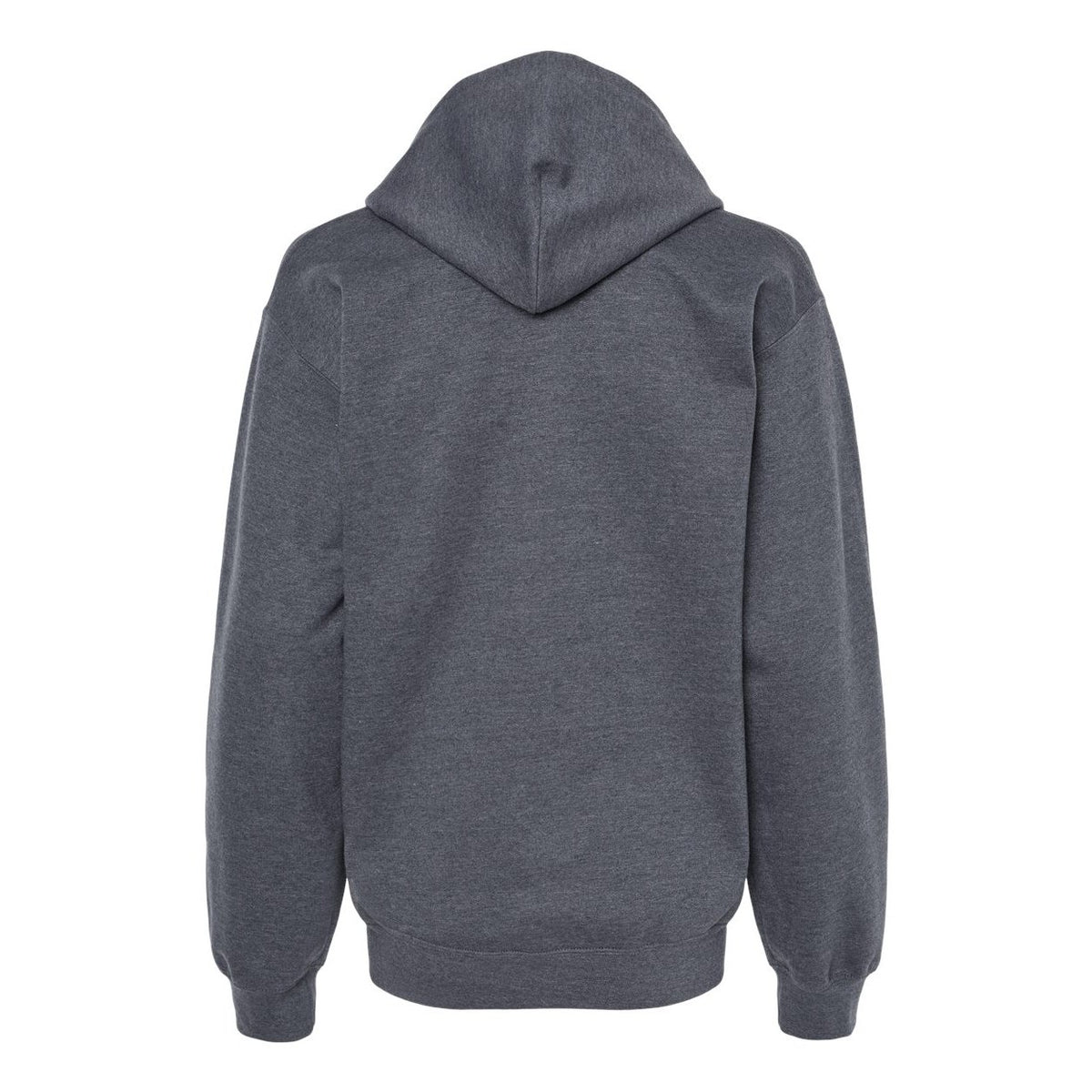 Gildan Unisex Softstyle® Midweight Hooded Sweatshirt Embroidery - Dark Heather - Back