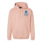 Gildan Unisex Softstyle® Midweight Hooded Sweatshirt Embroidery - Dusty Rose - Front