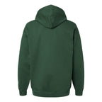 Gildan Unisex Softstyle® Midweight Hooded Sweatshirt Embroidery - Forest Green - Back