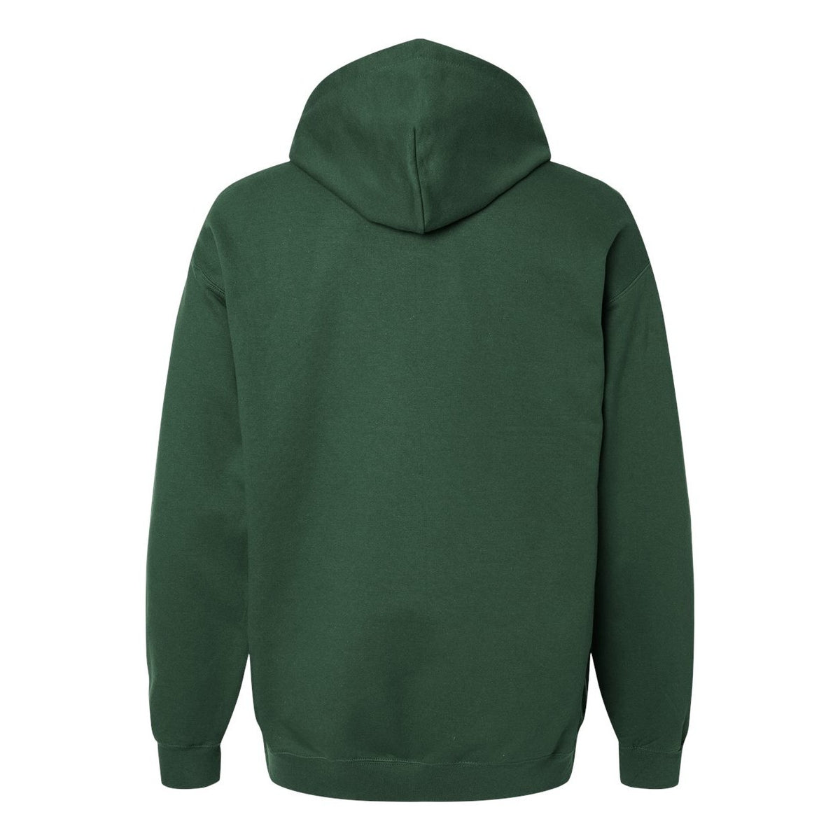 Gildan Unisex Softstyle® Midweight Hooded Sweatshirt Embroidery - Forest Green - Back