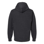 Gildan Unisex Softstyle® Midweight Hooded Sweatshirt Embroidery - Heather Black - Back
